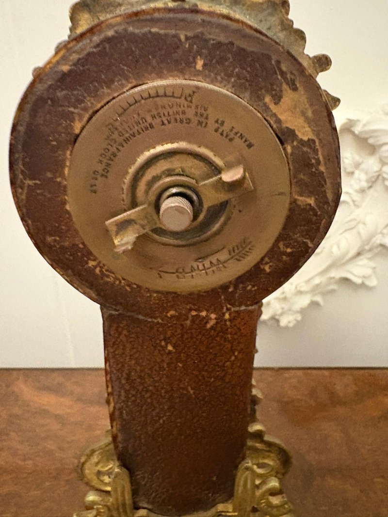 Magnificent Quality Antique Edwardian Ornate Gilded Brass Miniature Longcase Clock - Image 4